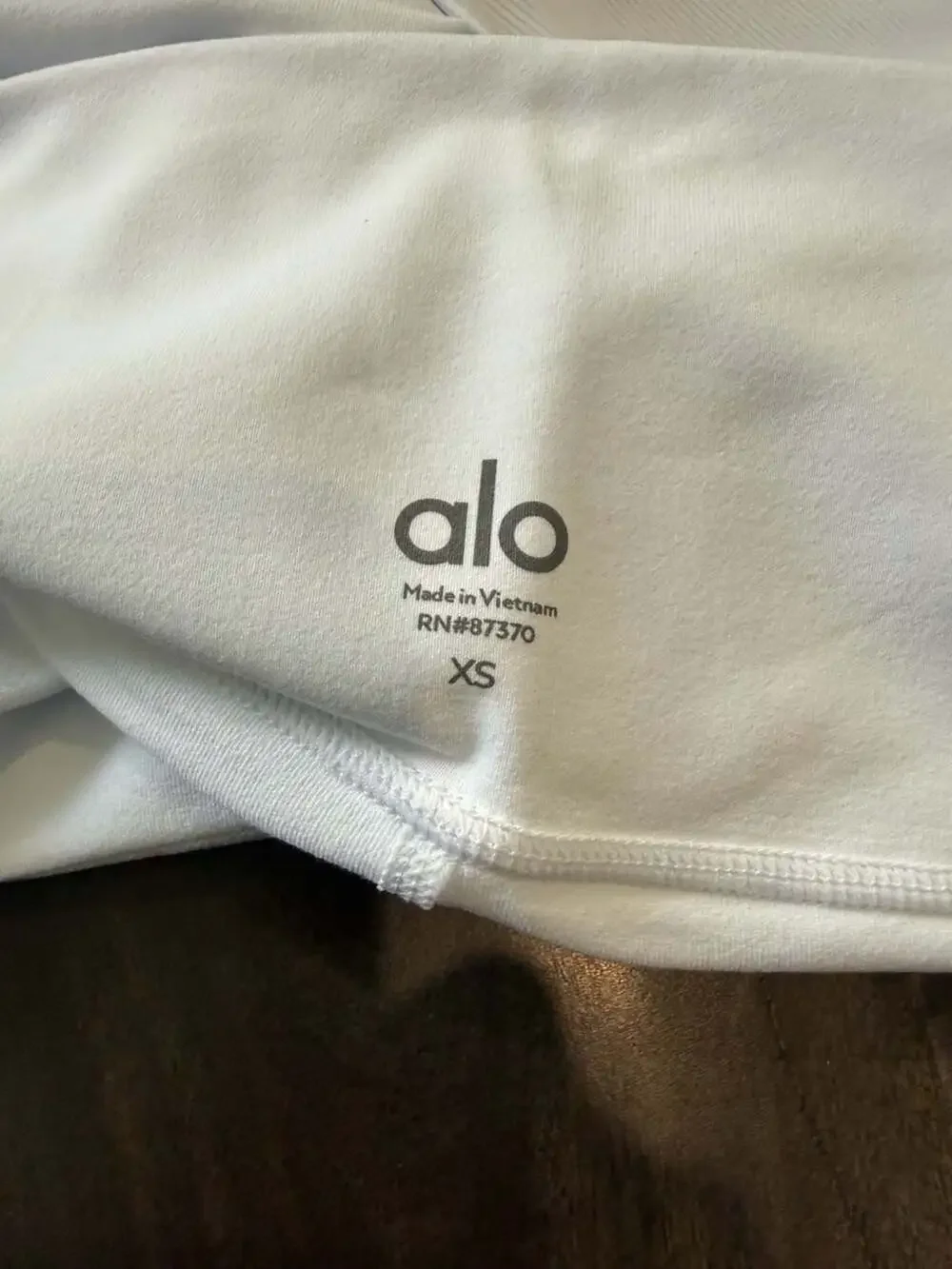 Alo Yoga High-Waist Legit Legging White/Black XS